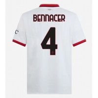 AC Milan Ismael Bennacer #4 Fotballklær Bortedrakt 2024-25 Kortermet